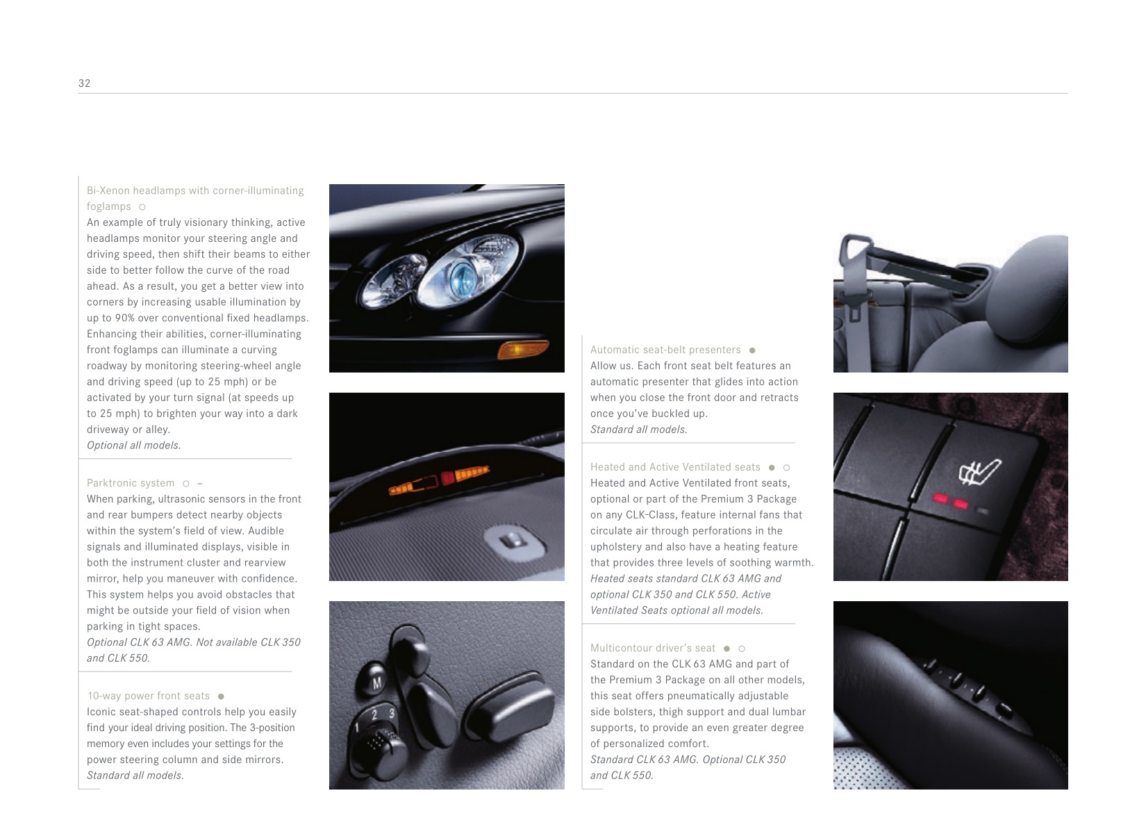 2008 Mercedes-Benz CLK-Class Brochure Page 13